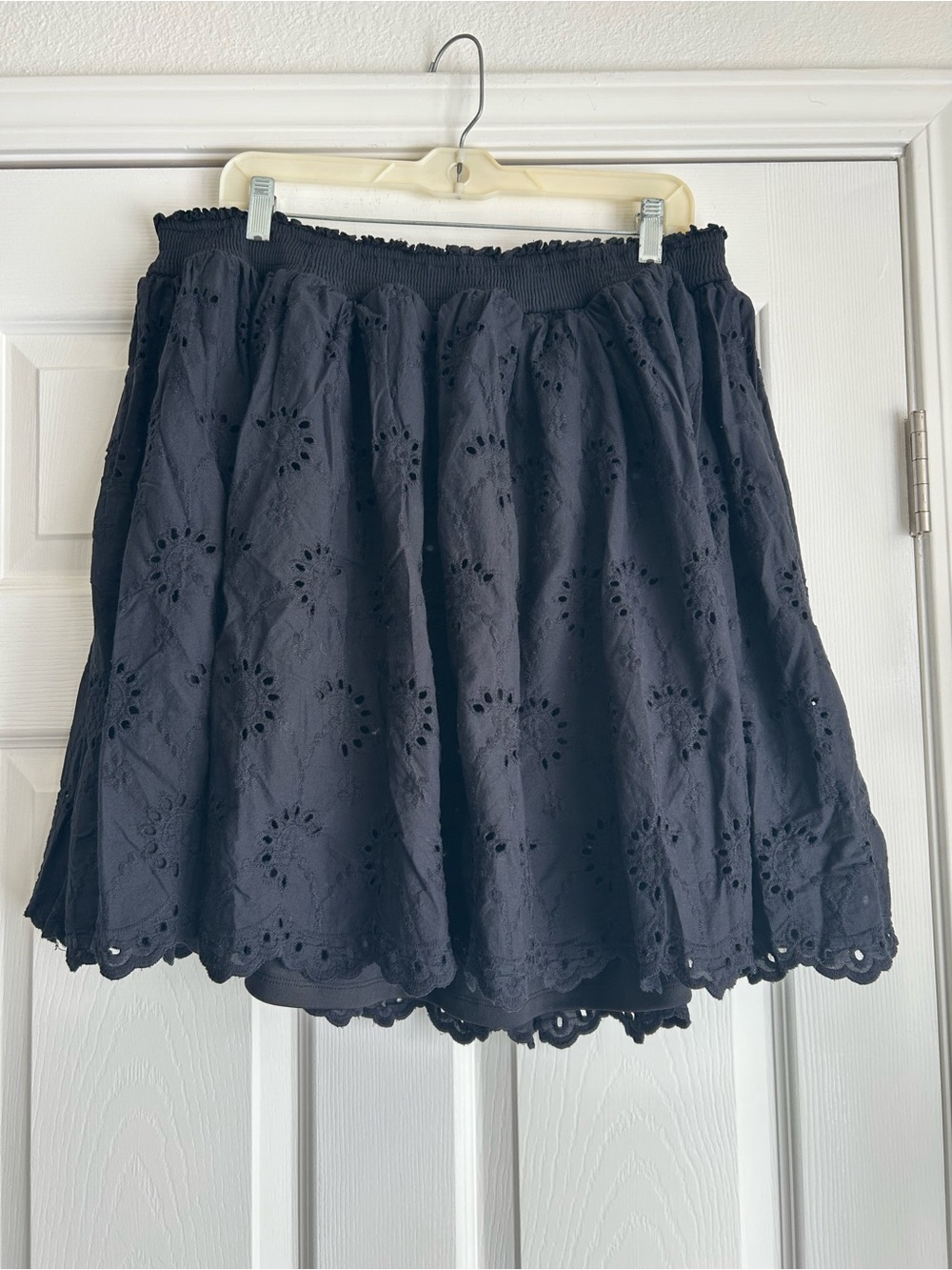 Torrid Black Eyelet A-Line Skirt - Women
